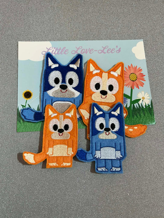 Bluey Family Finger Puppet Set