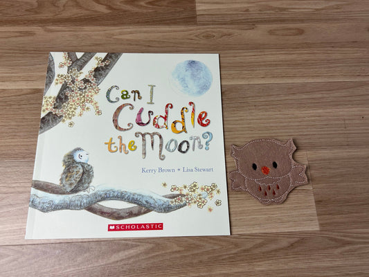 Can I Cuddle the Moon Book and Finger Puppet Set