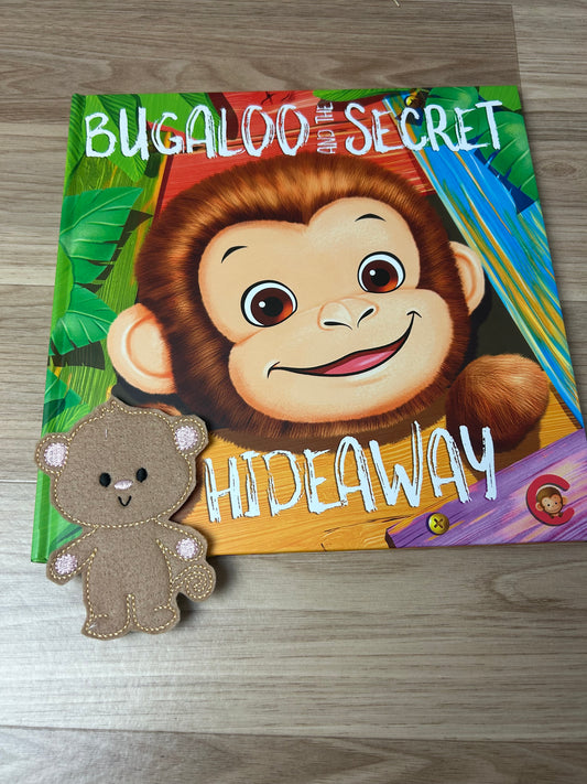 Bugaloo and the secret Book and Finger Puppet Set