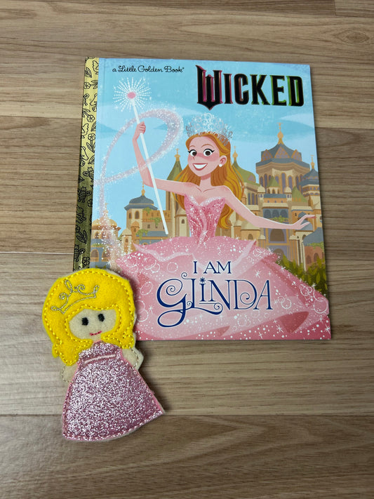 I am Glinda Book and Finger Puppet Set