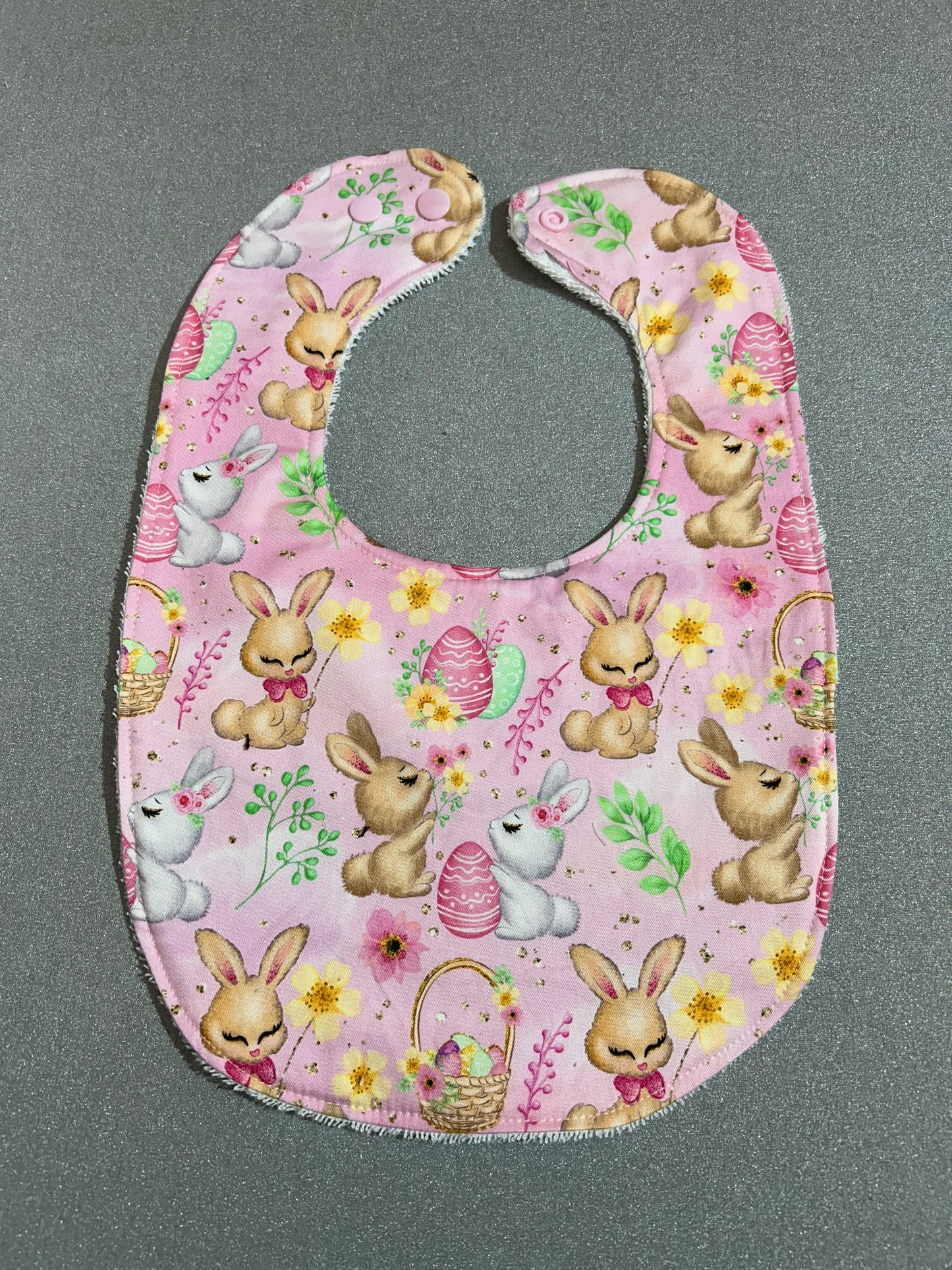 Baby Bib - Pink Easter