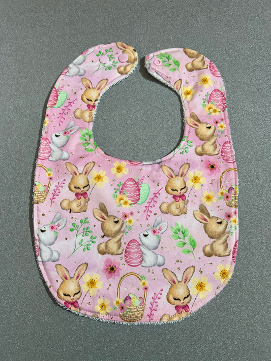 Baby Bib - Pink Easter