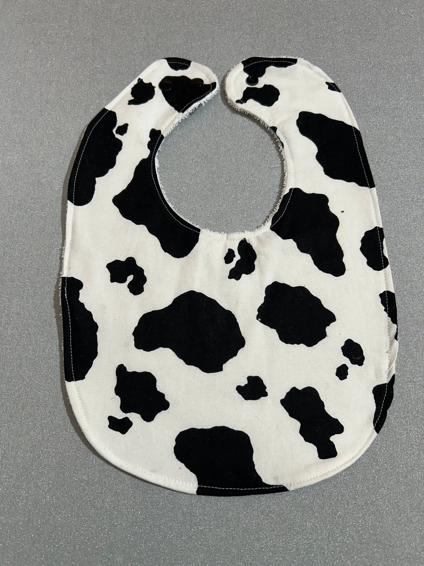Baby Bib - Cow Print