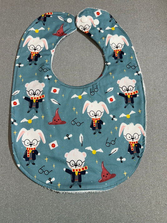 Baby Bib - Wizard Bunnies