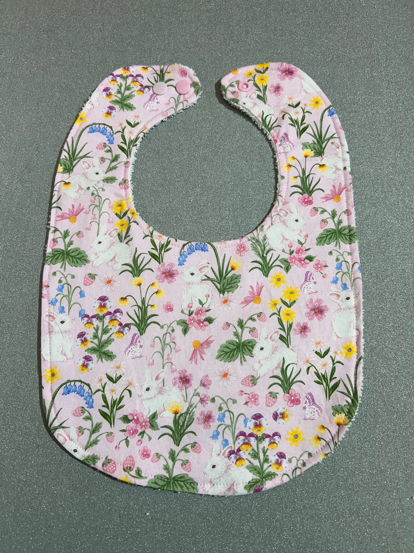 Baby Bib - Bunny Garden