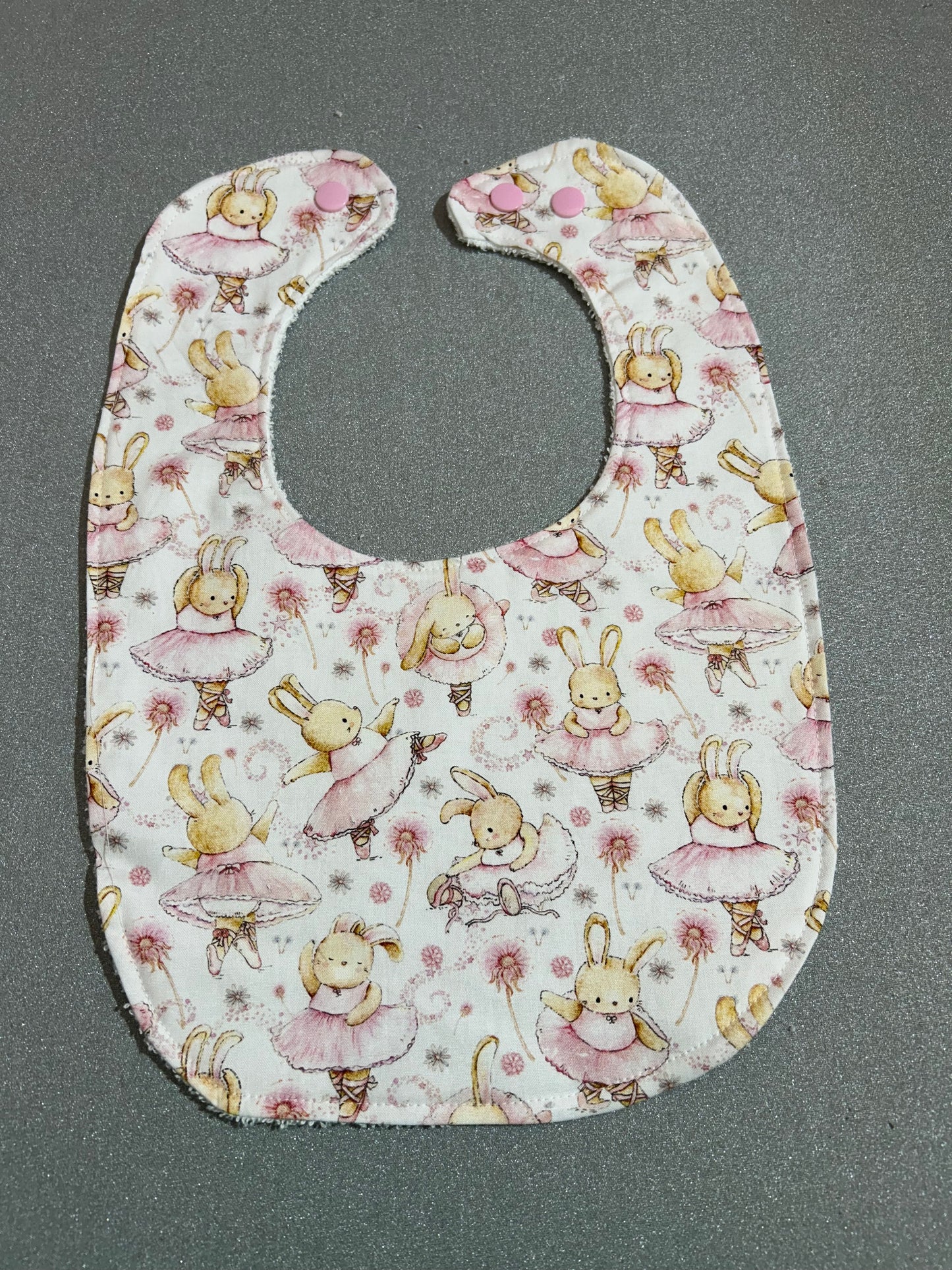 Baby Bib - Ballerina Bunnies
