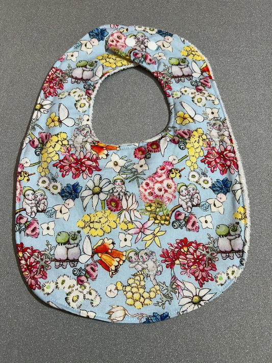 Baby Bib - Blue May Gibbs