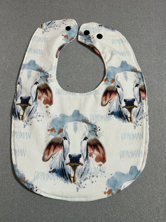 Baby Bib - Brahman Grey