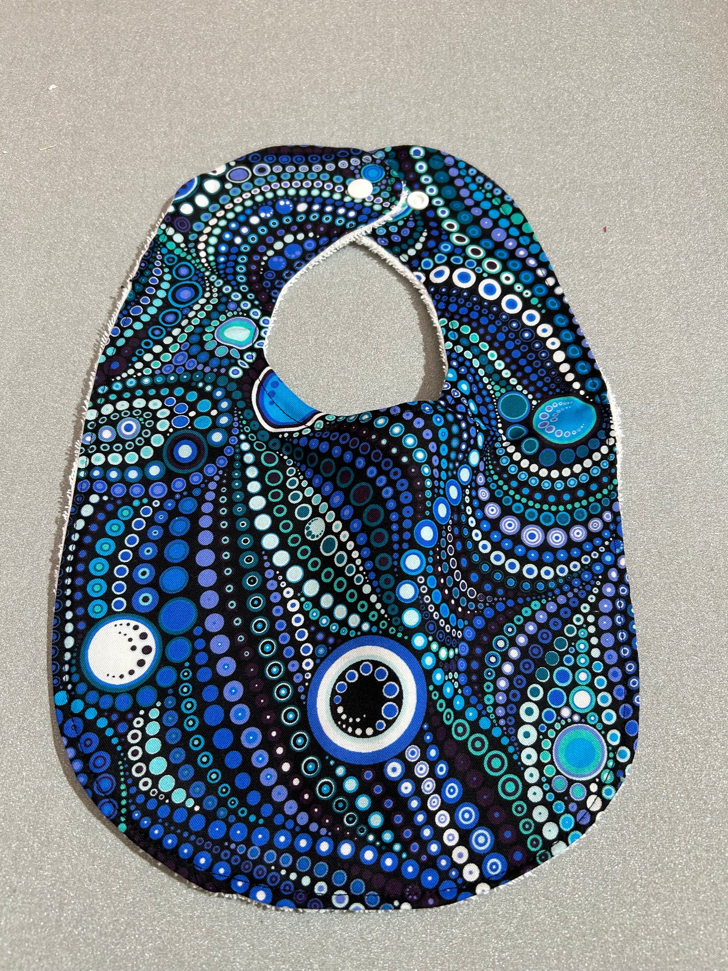 Baby Bib - Dot blue