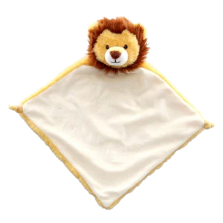 Lion Embroidered Blankie