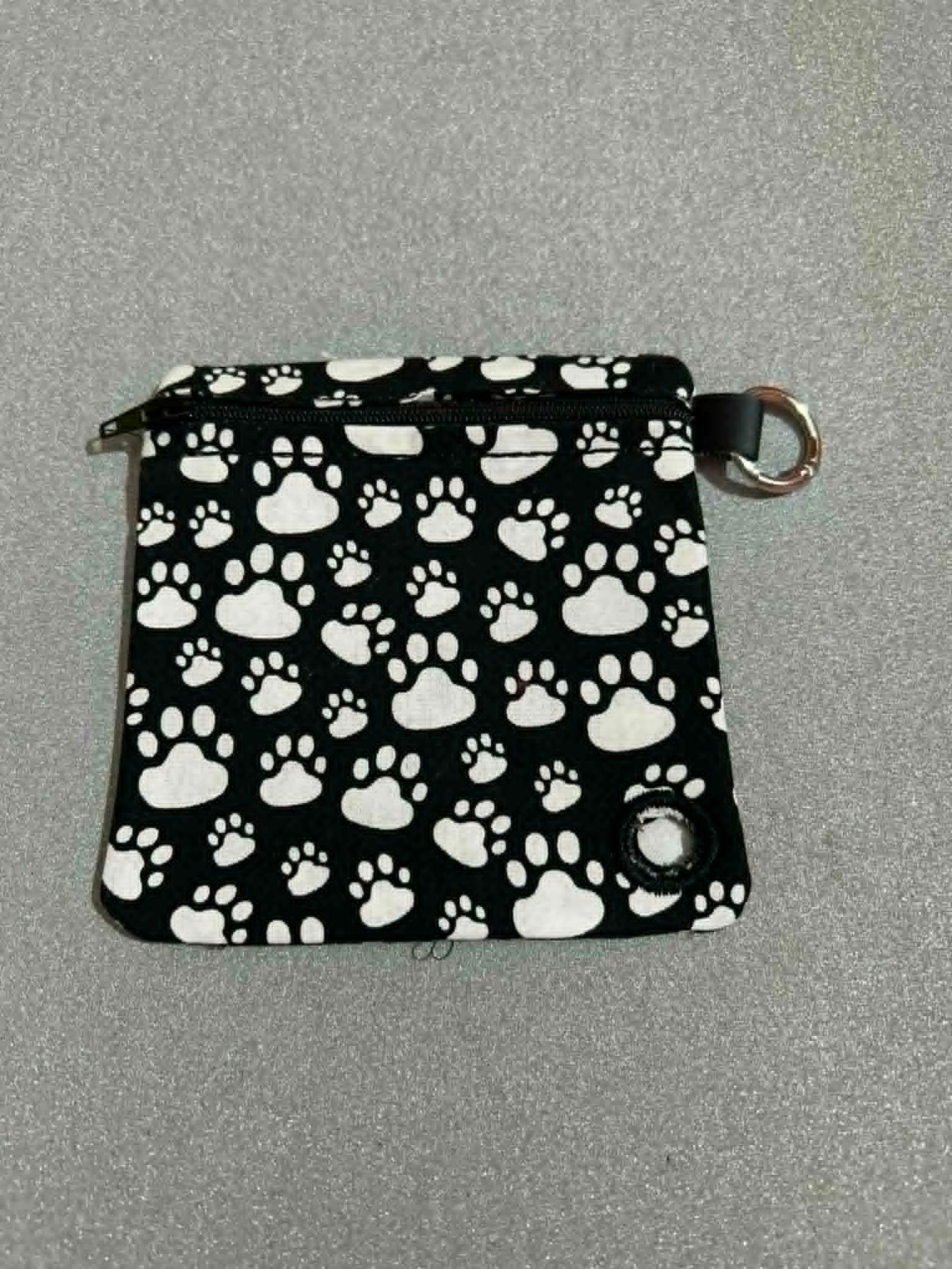 Doggie Poop Bag Holder - Paw Prints