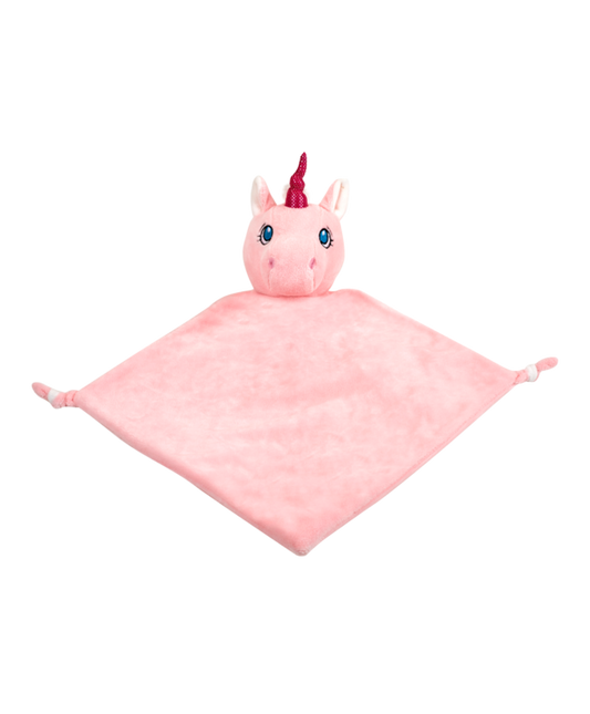 Pink Unicorn Embroidered Blankie