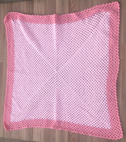 Crochet Blanket - Pinks