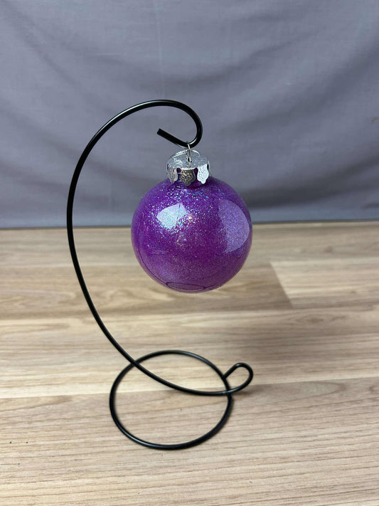 Personalised Christmas Bauble - Purple