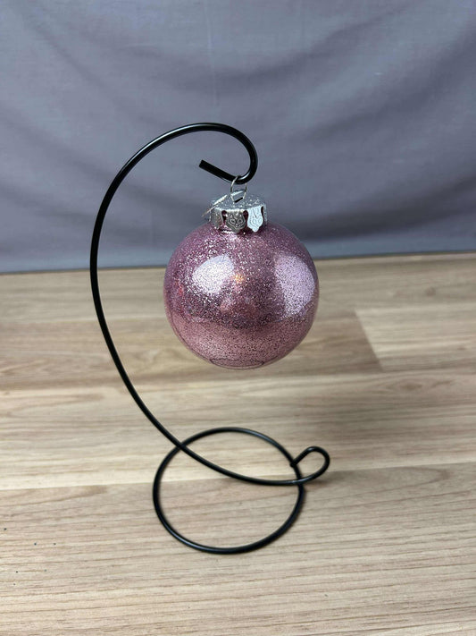 Personalised Christmas Bauble - Pink