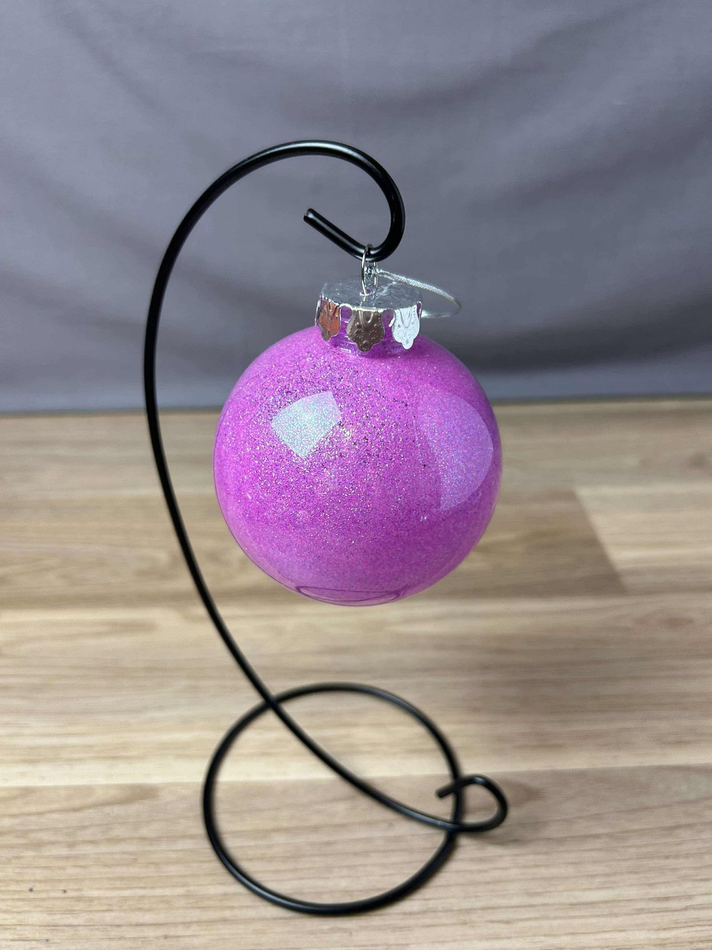 Personalised Christmas Bauble - Fluro Pink