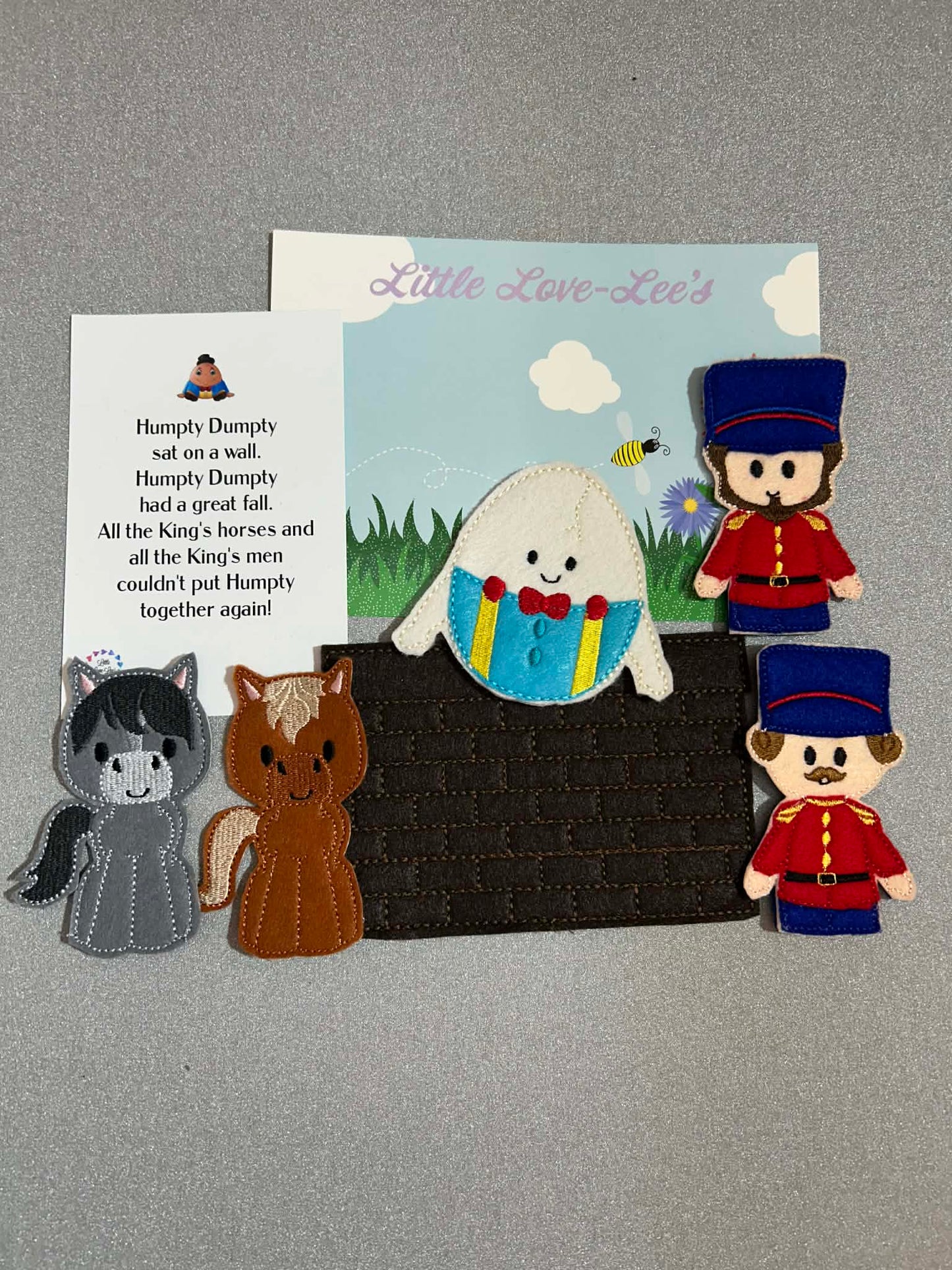 Humpty Dumpty Finger Puppet Set