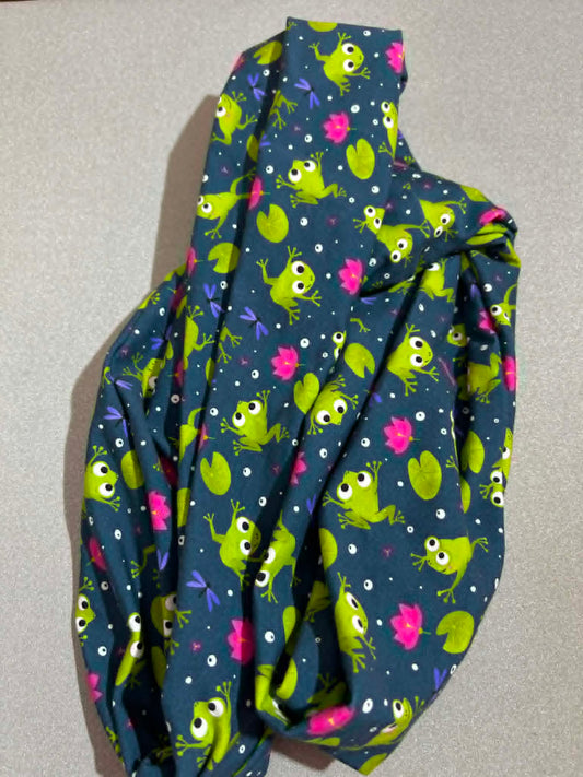 Infinity Scarf - Frogs