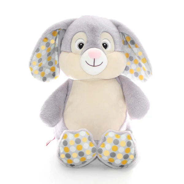 Bunny with yellow accent Embroidered Toy