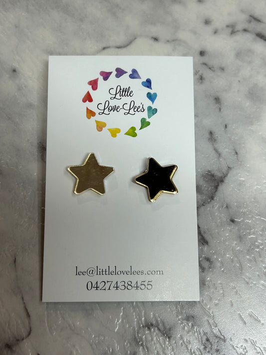 Gold Star Earrings