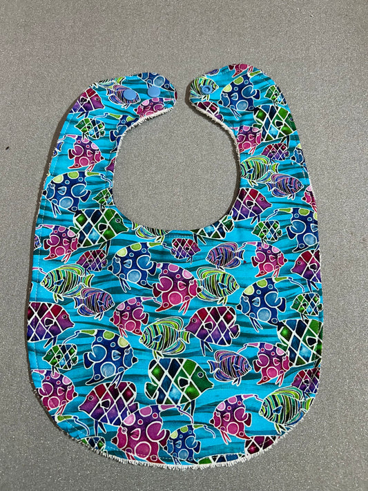 Baby Bib - Colourful Fish