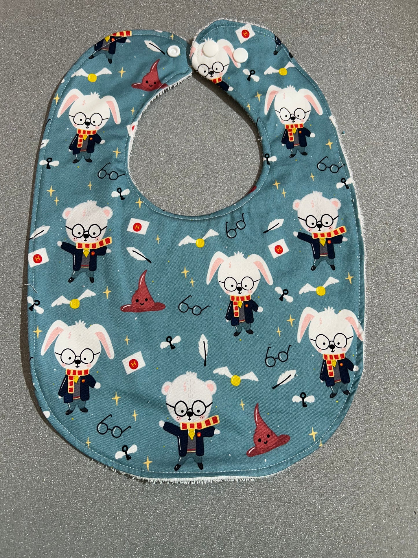 Baby Bib - Wizard Bunnies