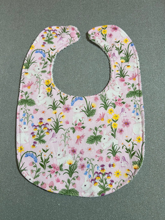 Baby Bib - Bunny Garden