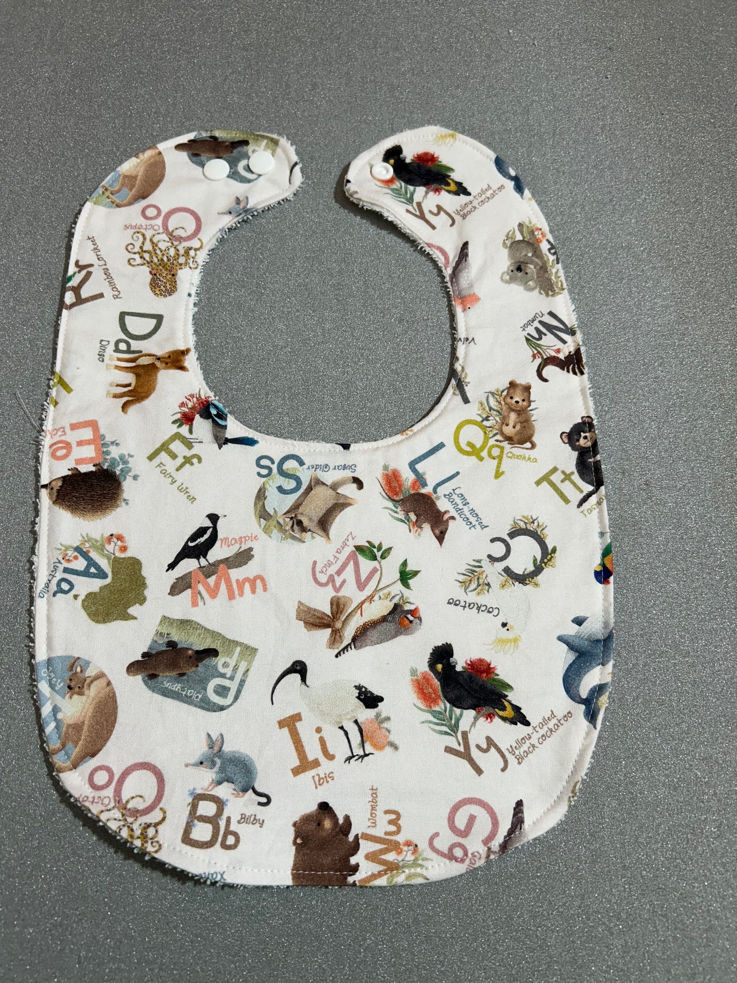 Baby Bib - Aussie Alphabet