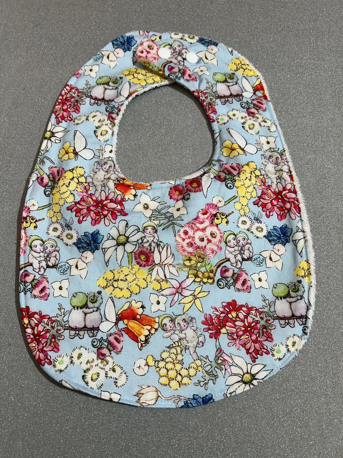 Baby Bib - Blue May Gibbs