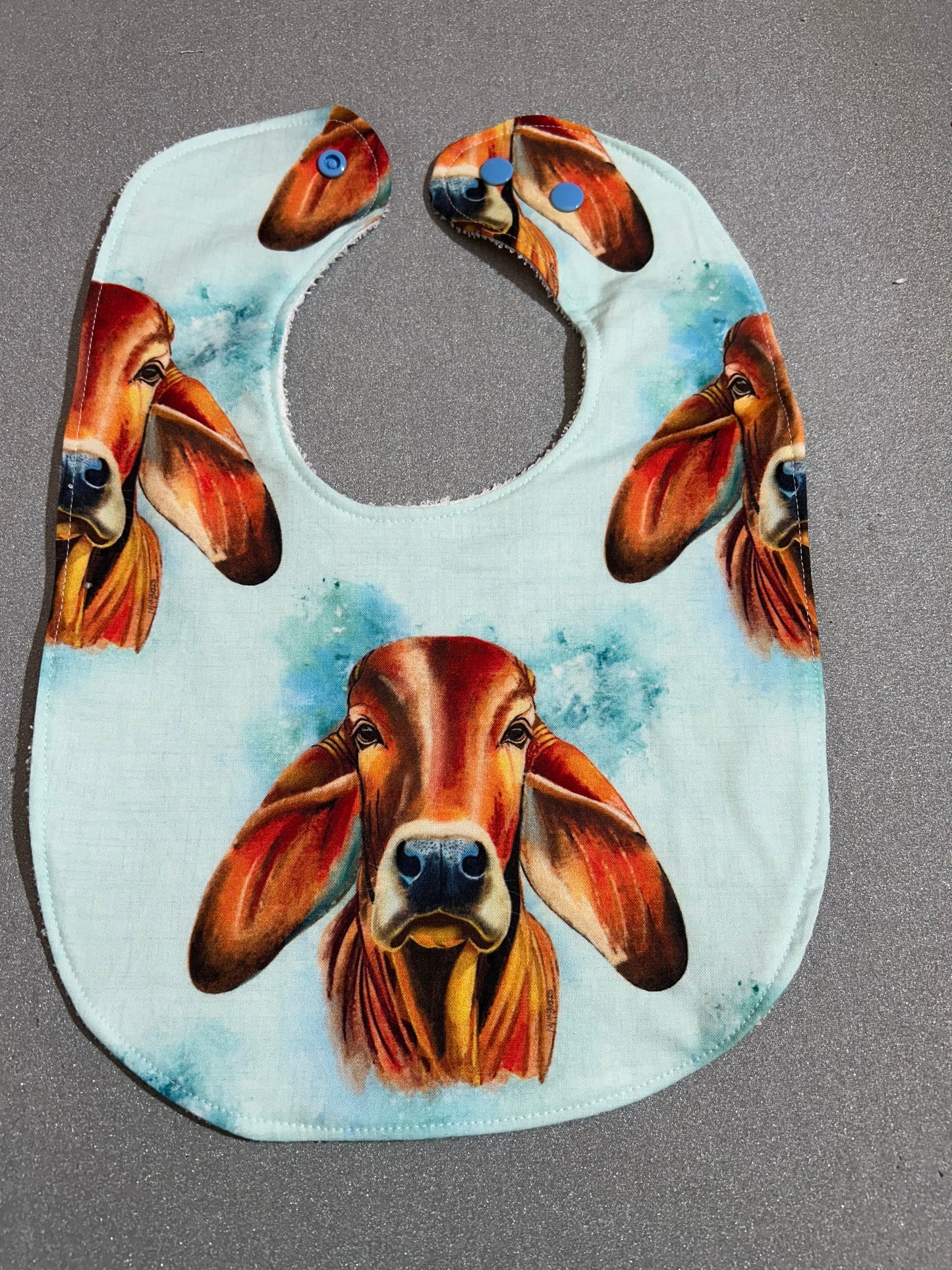 Baby Bib - Brahman Blue