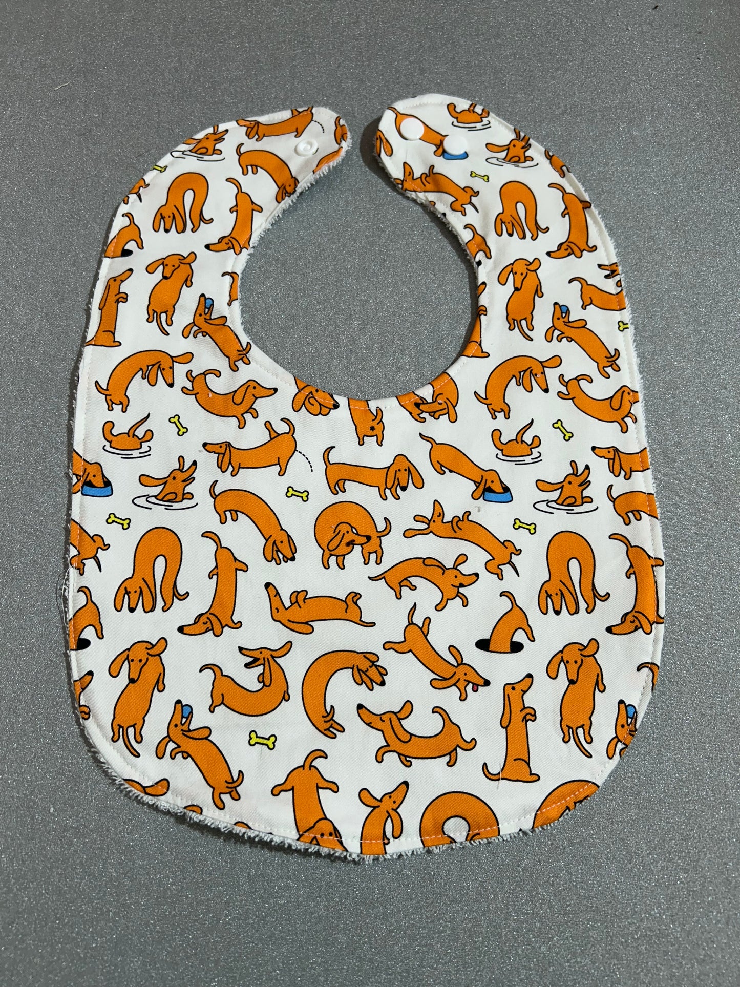 Baby Bib - Sausage Dogs