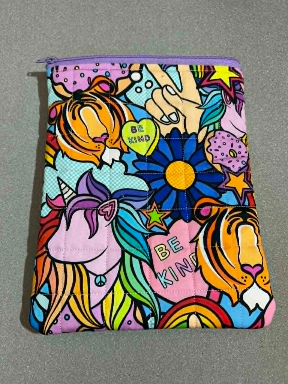 E reader/ Kindle Sleeve - Kasey Rainbow Be kind