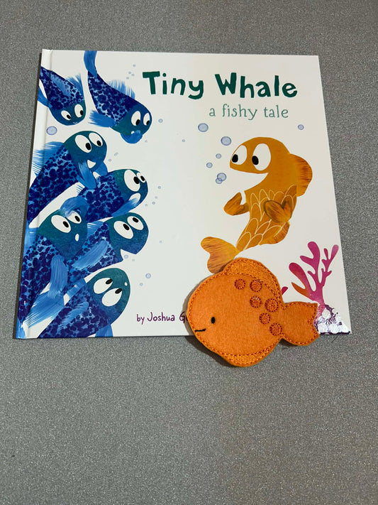 Tiny Whale - A fishy tale Book and Finger Puppet Set
