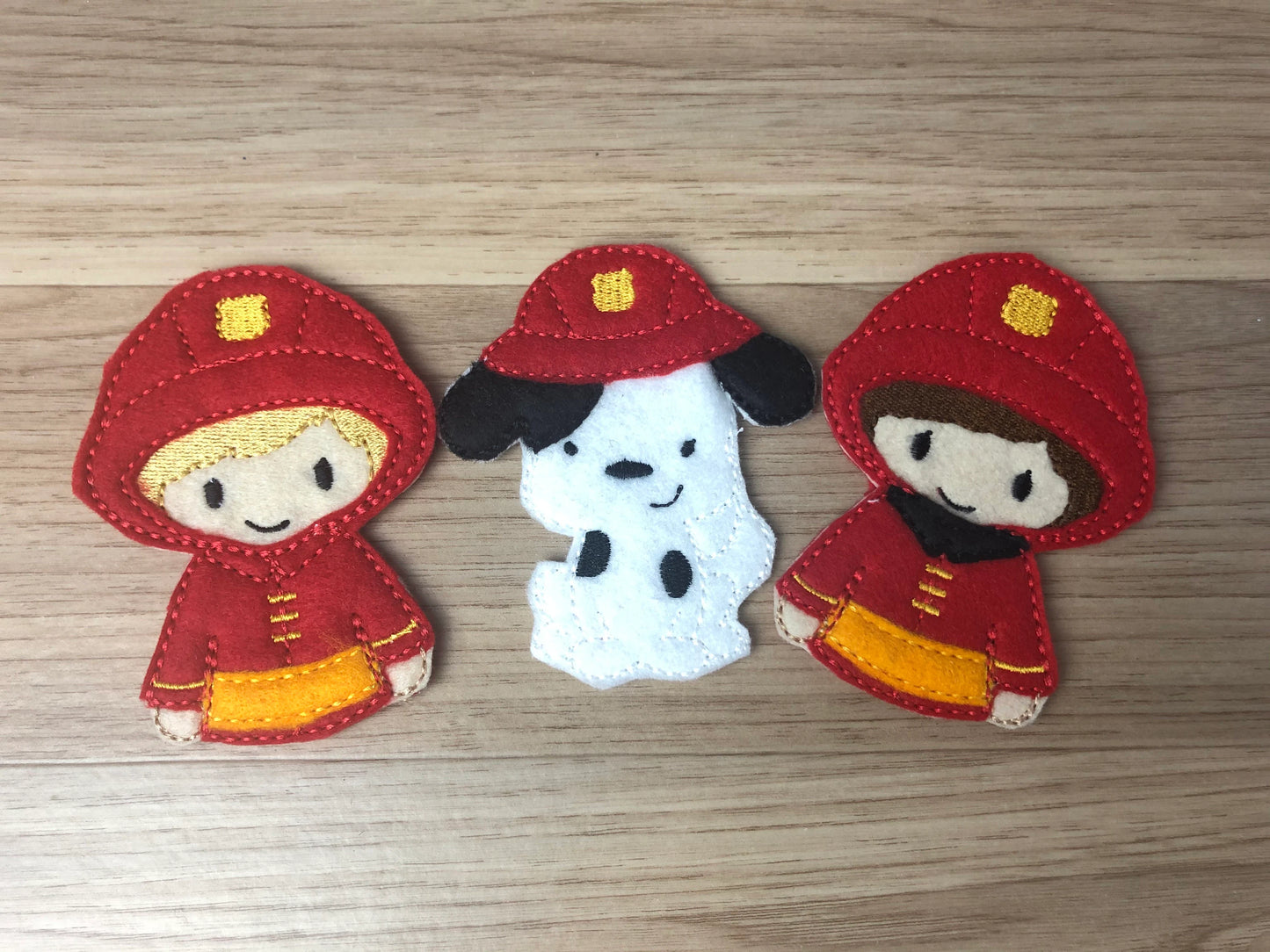 Fire Fighter Finger Puppets