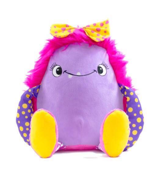 Pink Monster 1 Embroidered Toy