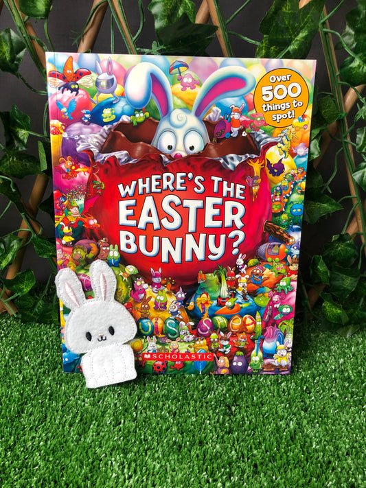 Where's the Easter Bunny Book and Finger Puppet Set