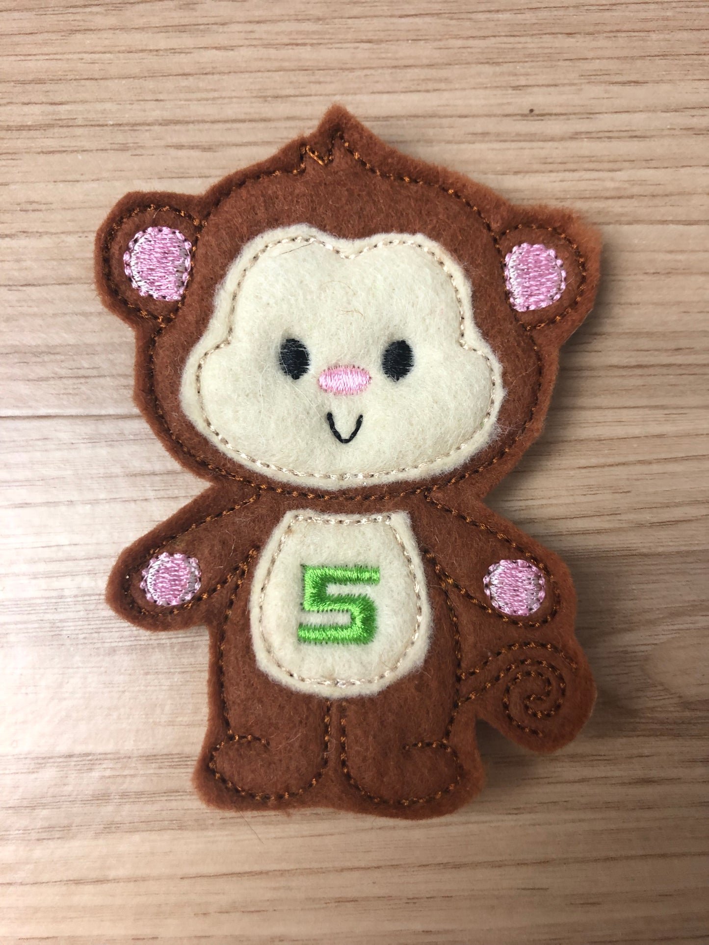 5 Cheeky Monkeys  Finger Puppet Set