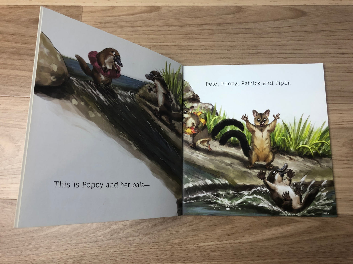 Playful Platypus Book and Finger Puppet Set