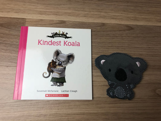 Kindest Koala Book and Finger Puppet Set