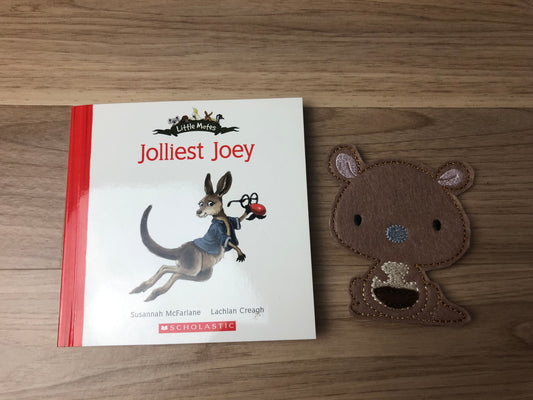 Jolliest Joey Book and Finger Puppet Set