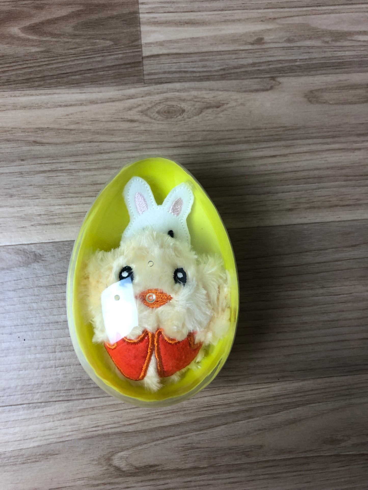 Yellow Chick Soft Toy and Bunny Finger Puppet in Egg