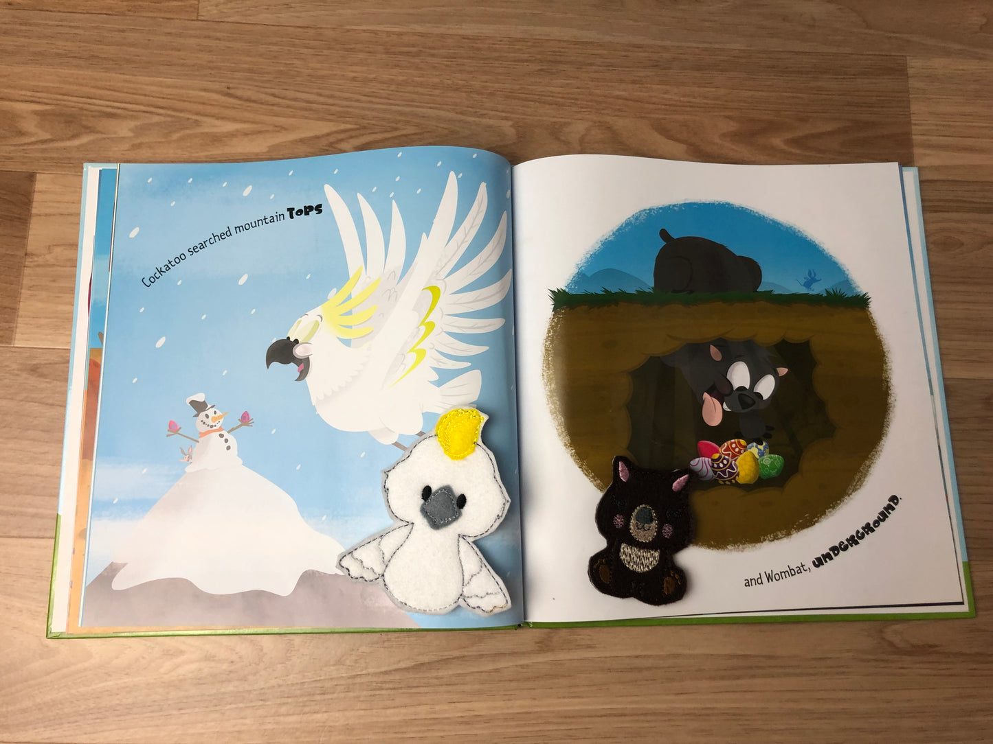 The Great Big Aussie Easter Egg Hunt Book with Finger Puppets