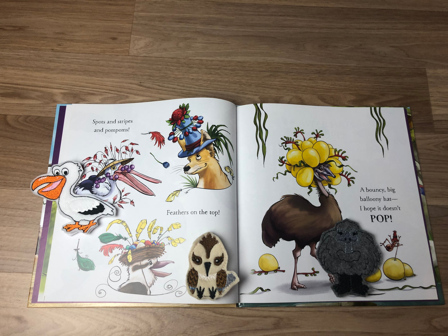 Aussie Easter Hat Parade Book with Finger Puppets