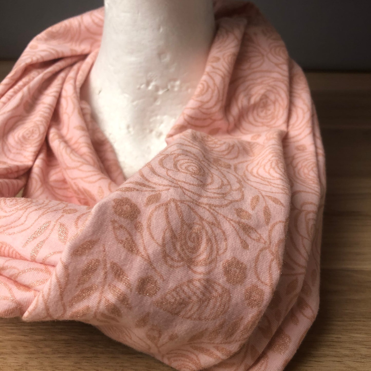 Infinity Scarf - Pink Rose