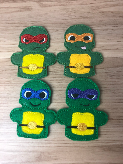 Teenage Mutant Ninja Turtles Finger Puppet Set